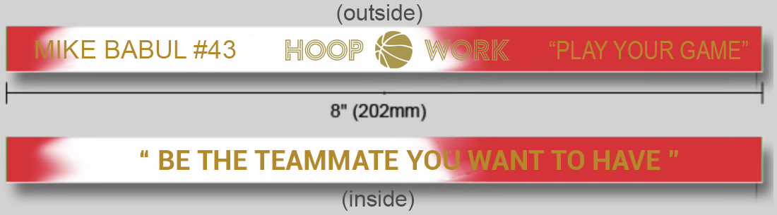 Mike Babul #43 Silicone Wristband